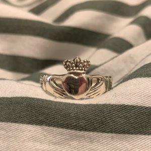 Sterling Silver Genuine Irish Claddagh Ring